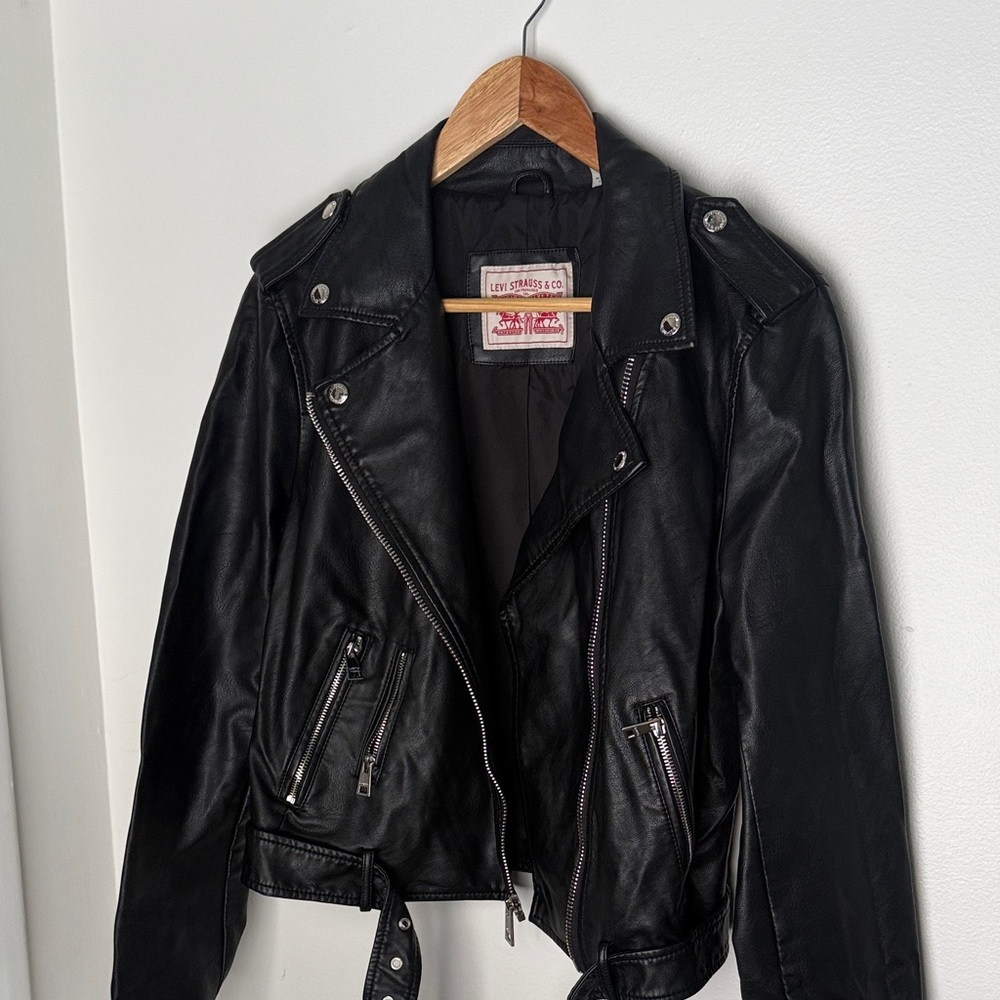 LEVI’S Faux Leather Moto Jacket